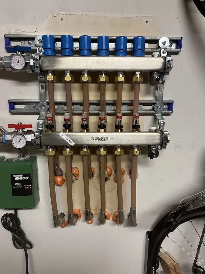 Plumber performing Gas Line Installation at a residential property in Pompano Beach